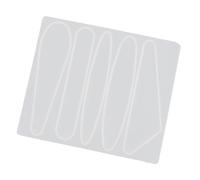 HAPINARY Silicone Hairpin Mold for DIY Hair Clips and Jewelry Crafts Making White Geometric Hair Clip Mold Sturdy Silicone Material for DIY Lovers