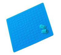 HAPINARY Silicone Mat Blue Drawing Pad for 3d Printer Pens with Heat Resistant Finger Sleeve for Creative Drawing and Easy Operation, for DIY Projects and 3d Pens