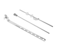 HAPINARY Sink Drain Lift Rod Assembly 3Pcs Metal Pull Rod Kit for Bathroom Basin Pop-Up Drain Stopper Repair and Elderly-Friendly Installation