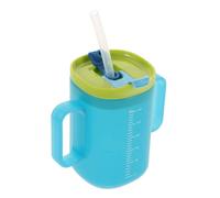 HAPINARY Sippy Cup with Bite Resistant Spout and Non Slip Base Dishwasher Safe Feeding Cup for Adults Versatile for Water Milk Juice Spill Straw Tumbler for Disabled Elderly Maternity Use