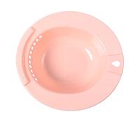 HAPINARY Sitz Bath Toilet Seat Basin for Pregnant Women Comfortable Relief for Hemorrhoids Postpartum Care High Temperature Resistant Easy to Clean Smooth Surface Design with Overflow