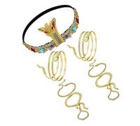 HAPINARY Snake Headband Bracelet Egyptian Costume Accessories Hairband Bracelets for Party