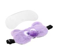 HAPINARY Soft Cartoon Sleep Mask Gentle Light-Blocking Eye Cover with Playful Animal Patterns Nonrestrictive Fit Sleep Mask for Boys Travel-Friendly Bedtime Accessory