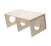 HAPINARY Solid Wood Hamster Playpen Hamster House Guinea Pig Cabin Boredom Breaker Hideout