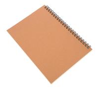 HAPINARY Spiral Lined Notebook with Kraft Cover Portable Academic Memo Pad for Note Taking Study Office and School Use Practical Simple Design for Organizing and Prioritizing Tasks