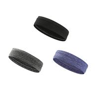 HAPINARY Sports Yoga Sweatbands Facial Headband for Makeup Purple Breathable Washable Hair Band for Fitness Running Daily Use Unisex Design