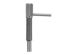 HAPINARY Spring Loaded Index Plunger Stainless Steel Self Lock Index Pin M8x1.25 Retractable with L Handle Suitable for Daily Life and Industrial Production