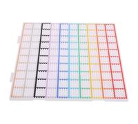 HAPINARY Square Fuse Beads Board with Pegs Modular Plastic Pegboard for DIY Jewelry Making Classroom Craft Projects Holiday Art and Group Beading Activities