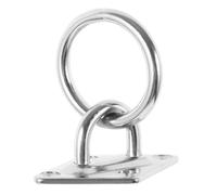 HAPINARY Stainless Steel Metal O Ring for Car Supply with Secure Connection and Easy to Attach Features, round O Hooks for Vehicles and Trailers Rope Tie Downs