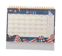 HAPINARY Standing Desk Calendar Small Flip Monthly Planner with Thick Premium Paper Compact Minimalist Style for Home Office Decor Portable Business Organizer