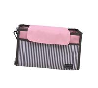 HAPINARY Stroller Organizer Bag for Mom Hanging Buggy Bag Stripe Design for Diaper Changes and Toy Storage The Go