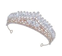 HAPINARY Stunning Rhinestone Tiara Crown for Women Wedding Crown Headband for Bride