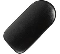 HAPINARY Sturdy Black Leather Bike Back Cushion Seat Pad with Dirt-resistant and Waterproof Features, Simple and Convenient Design for Mountain Bike Rear Saddle Comfort