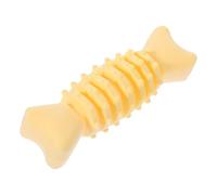 HAPINARY Sturdy Chew Toy for Dogs Teething Toy Fish Shape Yellow Dog Treat Dispenser Toy for Aggressive Chewers