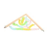 HAPINARY Sugar Glider Cage Accessory Climbing Chain for Small Animals Hamster Enrichment Toys Pet Rats Hanging Swing Playset