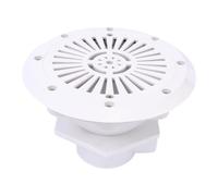 HAPINARY Swimming Pool Floor Drain In-ground Main Drain Water Inlet Draining Accessory Lightweight Plastic White for Swimming Pool Reduces Risk of Swimmer Being Trapped by Suction
