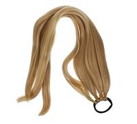 HAPINARY Synthetic Ponytail Extension Curly Wrap Around Hair Extension Braided Hair Wig
