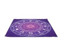HAPINARY Tarot Divination for Tarot Reading Tablecloth Made of Wear-resistant Polyester Comfortable Texture , Featuring Simple and Beautiful Appearance Design and Altar Use