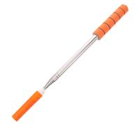 HAPINARY Telescopic Chalk Stick Holder with Stainless Steel and Plastic Grip, Adjustable Length from 14 to 67 Inches, Stable Chalk Clamp for Wall Mural Sketching and Blackboard Drawing