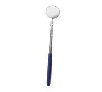 HAPINARY Telescoping Vehicle Inspection Mirror with Rotatable Head Extendable Folding Auto Inspection Tool for Hard to Reach Areas Portable Blue Mirror for Mechanics and DIY Car Maintenance