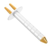 HAPINARY Titanium Magnetic Meridian Massage Fork Dual Head Face and Body Acupoint Massager Pen Multifunctional Metal Facial Massage Stick for Muscle Relaxation and Fatigue Relief