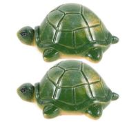 HAPINARY Toilet Cute Installation Covers Easy Caps and Screw with 2pcs Bolt Turtle Decor Resin Anti-Slip Features Ceramic Turtle for Bathroom Floor