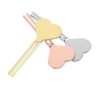 HAPINARY Toothpaste Tube Squeezer Key Roller Heart Shaped 3pcs Metal Reducing Waste and Maximizing Usage, Mini Tube Squeezer Tool for Bathroom and Bedroom for Cosmetic Lotions