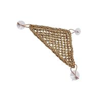 HAPINARY Tortoise Bedding Gecko Accessory Lizard Swing Mat Reptile Hanging Bed Comfortable Triangle Bed Mats Suction Cups
