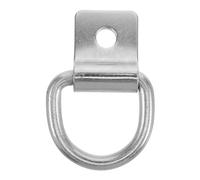 HAPINARY Trailer Tie Down Anchors Heavy Duty D Rings with Mounting Bracket 10mm Hole Galvanized Iron for Truck and Trailer Cargo Pulling