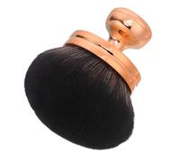 HAPINARY Travel Powder Makeup Brush: Mushroom Design Face Body Application Brush for Loose Powder Blush Highlighter Body Makeup Golden
