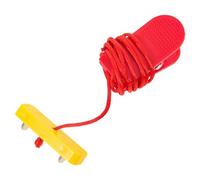 HAPINARY Treadmill Safety Key with Dual Prong Design, Universal Rectangular Emergency Stop Switch for Running Machines, Red Clip-On Tether Replacement for Home and Gym Fitness Equipment