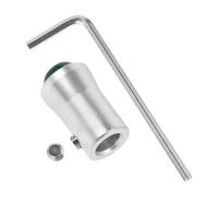 HAPINARY Tuning Fork Holder Parts 12mm with Green Jade Crystal Base, Aluminium Alloy Feet Set for Meditation Yoga Sound Therapy and Healing Accessories