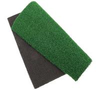 HAPINARY Turtle Basking Platform with Plastic Grass Turf Mat 30x30cm Floating Island Ensuring Effortless Climbing for Fish Tank and Reptiles