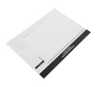 HAPINARY Undated Monthly Calendar Planner Paper Sheets for Study and Organizational Need Lightweight Goal Setting Monthly Planning Book in White