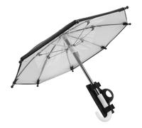 HAPINARY Universal Metal and Polyester Fiber Material Phone Car Sun Shade Umbrella with Clampon Design Shockproof and Heat Glare Reducer for Navigation and Multivehicle Use