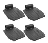 HAPINARY Universal Wheelchair Swing Away Footrests Reducing Leg Fatigue and Supporting Rehabilitation Needs 4pcs with Black Pp Footplates, Designed for Transport Chairs and Wheelchairs