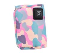 HAPINARY USB Baby Bottle Warmer Sleeve Portable Infant Feeding Bottle Warmer Cover Pink Insulated Heating Bag for Newborn Travel and Car Use