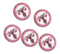 HAPINARY Uterus Pin Nursing Brooch for Women Healthcare Workers, Pink Alloy Educational Tool and Awareness Booster, Stylish Clothing Accessory for Clinics and Hospitals
