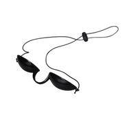 HAPINARY UV Protection Safety Eye Patch Comfortable Eye Mask for Cosmetic Procedures LED Light Therapy and Daily Use Black