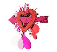 HAPINARY Valentine’S Day Red Sequin Heart Hair Clips for Women Cupid Sparkly Party Barrettes Non-Slip Alligator Hairpins Holiday Wedding Birthday Hair Accessories