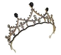 HAPINARY Vintage Rhinestone Tiara Crown for Weddings Bridal Parties and Special Occasions Elegant Headband for Brides and Prom Luxurious Design with Durable Craftsmanship
