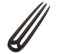 HAPINARY Vintage Three-toothed Hair Chopsticks Black Sandalwood Retro Hairpin for Women for Parties and Casual Outings Diy Hair Styling Accessory