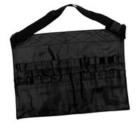 HAPINARY Water-Resistant PU Makeup Brush Belt Waist Bag for Multifunctional Handmade Cosmetic Organizer with Pockets Wear-Resistant Storage Apron for Professional Artists Site Makeup Use