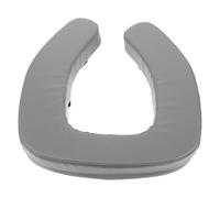 HAPINARY Waterproof Raised Toilet Seat Cushion for Elderly and Disabled Soft Thick Padded Bathroom Toilet Seat Riser with Adjustable Height for Home and Travel