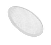 HAPINARY White Flax Hat Base for Women, Round DIY Hat Making Accessory with Unique Fashion Design, Practical and Breathable Felt Material for Creative Headwear Projects