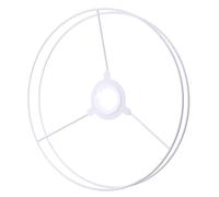 HAPINARY Wire Lamp Shade Frame 2pcs 30Cm Round Drum Shape for DIY Lampshade Making and Retro Lighting