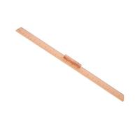HAPINARY Wood Scale Ruler for Sewing and Crafting, 50cm Wooden Measuring Ruler Dual-scale for Tailors and Fabric Cutting, Natural Wood Sewing Measuring Tool for Classroom and Clothing Making