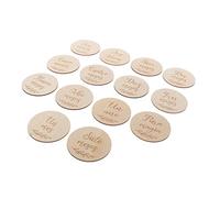 HAPINARY Wooden Baby Milestone Cards Newborn Monthly Cards Set Baby Shower Decorations