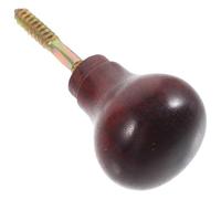 HAPINARY Wooden Cane Knob Replacement, Handmade Ergonomic Walking Stick Handle with Polished African Rosewood, Outdoor Walking Cane Accessory for Men and Women