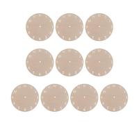 HAPINARY Wooden Clock Face DIY Kit 10Pcs Round Blank Dial Plates 15Cm for Painting and Universal Clock Movement Replacement